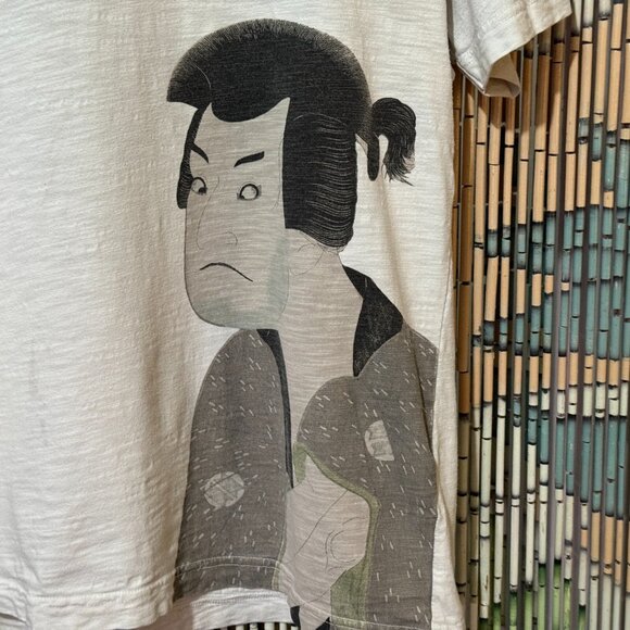 UNIQLO x UT MFA Boston Toshusai Sharaku Edo Ukiyo-E Kabuki Cotton T-Shirt, M - Picture 7 of 12